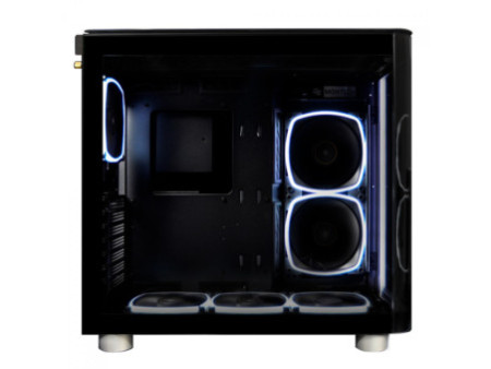 Gabinete Montech Heritage, Mini Tower, Couro e Metal, mATX, Sem Fonte, Sem Fan, Preto