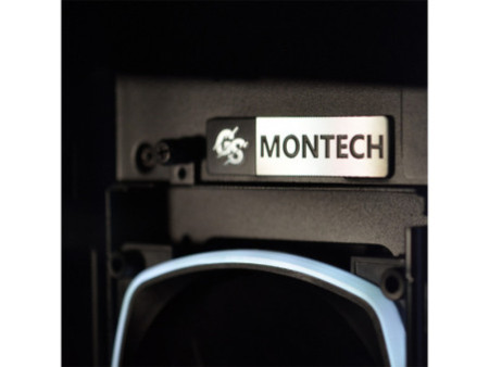 Gabinete Montech Heritage, Mini Tower, Couro e Metal, mATX, Sem Fonte, Sem Fan, Preto