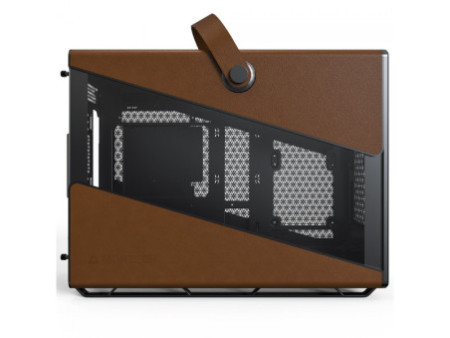 Gabinete Montech Heritage, Mini Tower, Couro e Metal, mATX, Sem Fonte, Sem Fan, Branco