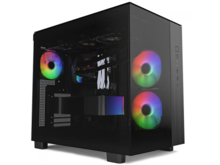 Gabinete Gamer Montech Sky Two GX, Mid Tower, Vidro Temperado, E-ATX, White, Sem Fonte, Com 3 Fans ARGB