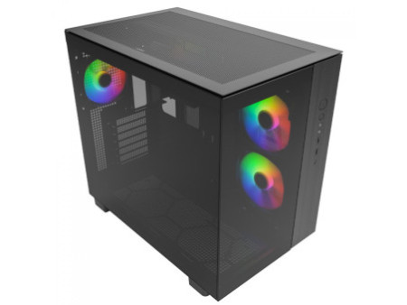 Gabinete Gamer Montech Sky Two GX, Mid Tower, Vidro Temperado, E-ATX, White, Sem Fonte, Com 3 Fans ARGB