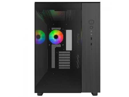 Gabinete Gamer Montech Sky Two GX, Mid Tower, Vidro Temperado, E-ATX, White, Sem Fonte, Com 3 Fans ARGB