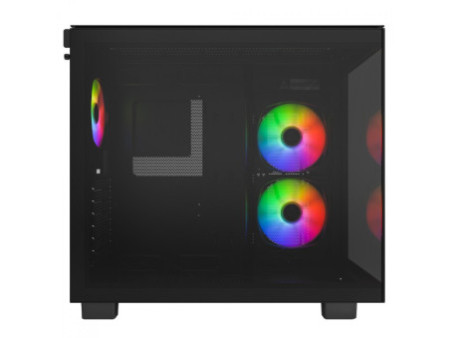 Gabinete Gamer Montech Sky Two GX, Mid Tower, Vidro Temperado, E-ATX, White, Sem Fonte, Com 3 Fans ARGB