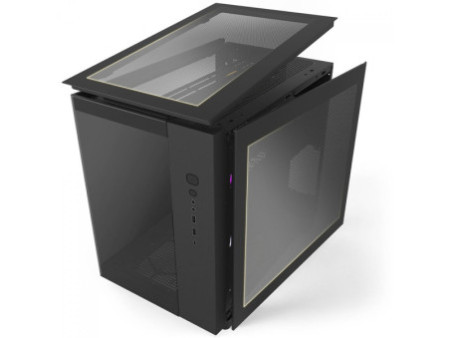 Gabinete Gamer Montech Sky Two GX, Mid Tower, Vidro Temperado, E-ATX, White, Sem Fonte, Com 3 Fans ARGB
