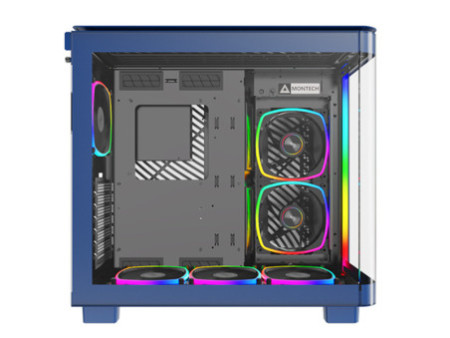 Gabinete Gamer Montech Air 903 Max, Mid Tower, E-ATX, Black, Sem Fonte, Com 4 Fans