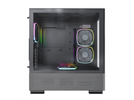 Gabinete Gamer Montech Air 1000 PREMIUM, Mid Tower, ARGB, Vidro Temperado, White, ATX, Sem Fonte, Com 4 Fans