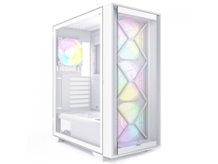 Gabinete Gamer Montech Air 1000 LITE, Mid Tower, Vidro Temperado, White, ATX, Sem Fonte, Com 3 Fans