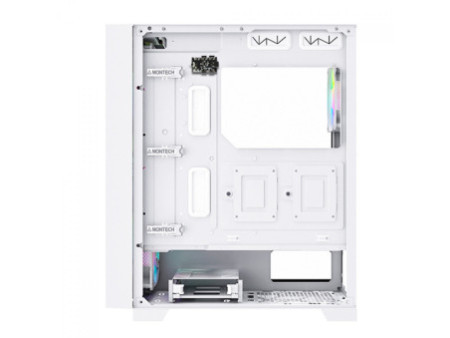 Gabinete Gamer Montech Air 1000 LITE, Mid Tower, Vidro Temperado, White, ATX, Sem Fonte, Com 3 Fans