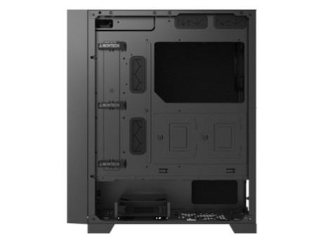 Gabinete Gamer Montech Sky One Lite, ARGB, Mid Tower, Vidro Temperado, ATX, White, Sem Fonte, Com 3 Fans