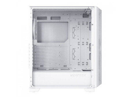 Gabinete Gamer Montech Sky One Lite, ARGB, Mid Tower, Vidro Temperado, ATX, Black, Sem Fonte, Com 3 Fans