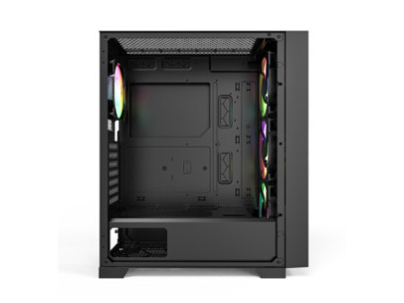 Gabinete Gamer Montech Air 1000 LITE, Mid Tower, Vidro Temperado, Black, ATX, Sem Fonte, Com 3 Fans