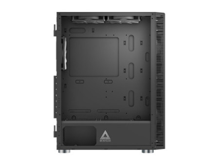 Gabinete Gamer Montech FIGHTER 500, Mid Tower, Black, ATX, 4 Fans, Vidro Temperado