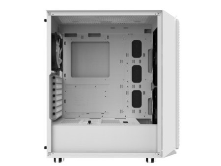 Gabinete Gamer Montech Sky One ARGB, Mid Tower, Vidro Temperado, Black, E-ATX, Sem Fonte, Com 2 Fans