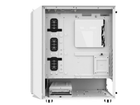 Gabinete Gamer Montech Sky One ARGB, Mid Tower, Vidro Temperado, Black, E-ATX, Sem Fonte, Com 2 Fans