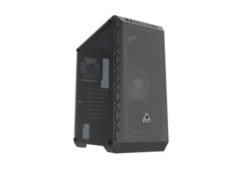 Gabinete Gamer Montech Air X ARGB, Mid Tower, Vidro Temperado, BLACK, E-ATX, Sem Fonte, Com 3 Fans ARGB