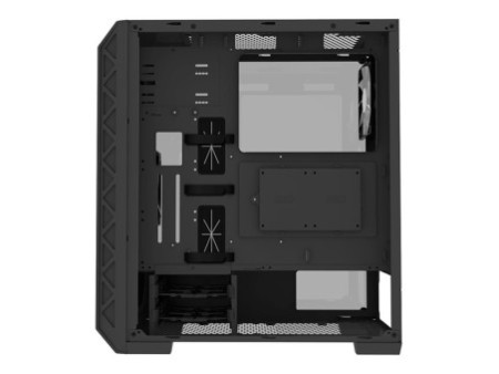 Gabinete Gamer Montech Air X ARGB, Mid Tower, Vidro Temperado, BLACK, E-ATX, Sem Fonte, Com 3 Fans ARGB