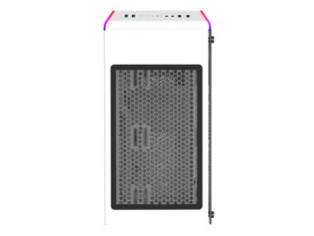 Gabinete Gamer Montech SKY ONE ARGB, Mid Tower, Vidro Temperado, WHITE, E-ATX, Sem Fonte, Com 2 Fans