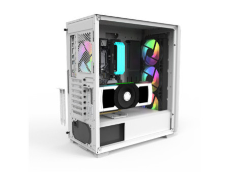 Gabinete Gamer Montech AIR 900 ARGB, Mid Tower, Vidro Temperado, Black, E-ATX, Sem Fonte, Com 2 Fans