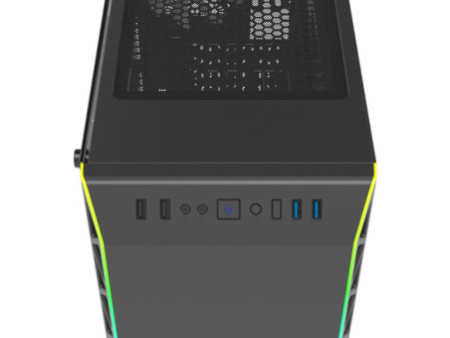 Gabinete Gamer NZXT H5 Flow, Mid Tower, Vidro Temperado, EATX, Sem Fonte, Com 2 Fans, Branco, CC-H52FW-01