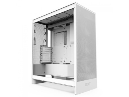 Gabinete Gamer NZXT H6 Flow RGB, Mid Tower, Vidro Temperado, White, ATX, Sem Fonte, 3 Fans, CC-H61FW-R1