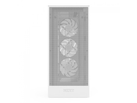 Gabinete Gamer NZXT H6 Flow RGB, Mid Tower, Vidro Temperado, White, ATX, Sem Fonte, 3 Fans, CC-H61FW-R1