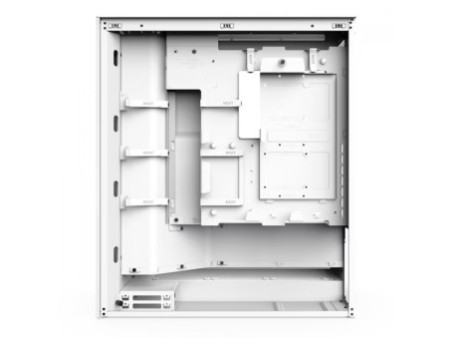 Gabinete Gamer NZXT H6 Flow RGB, Mid Tower, Vidro Temperado, White, ATX, Sem Fonte, 3 Fans, CC-H61FW-R1