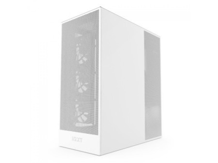 Gabinete Gamer NZXT H6 Flow RGB, Mid Tower, Vidro Temperado, White, ATX, Sem Fonte, 3 Fans, CC-H61FW-R1
