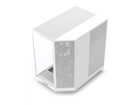 Gabinete Gamer NZXT H6 Flow RGB, Mid Tower, Vidro Temperado, Black, ATX, Sem Fonte, 3 Fans, CC-H61FB-R1