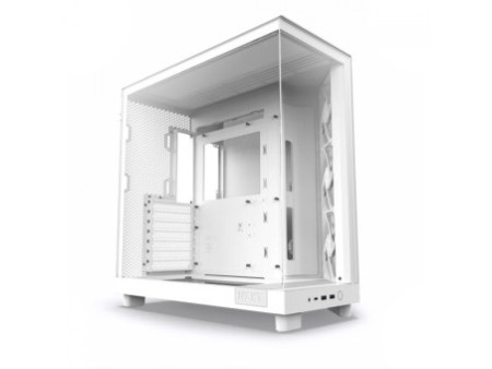 Gabinete Gamer NZXT H6 Flow, Mid Tower, Vidro Temperado, Black, ATX, Sem Fonte, 3 Fans, CC-H61FB-01