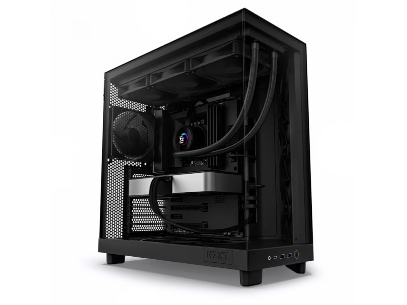 Gabinete Gamer NZXT H9 Elite, Mid Tower, Vidro Temperado, Black, ATX, Sem Fonte, Com 4 Fans, CM-H91EB-01