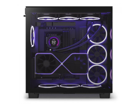 Gabinete Gamer NZXT H9 Elite, Mid Tower, Vidro Temperado, White, ATX, Sem Fonte, Com 4 Fans, CM-H91EW-01