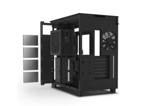 Gabinete Gamer NZXT H9 Elite, Mid Tower, Vidro Temperado, White, ATX, Sem Fonte, Com 4 Fans, CM-H91EW-01