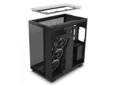 Gabinete Gamer NZXT H9 Elite, Mid Tower, Vidro Temperado, White, ATX, Sem Fonte, Com 4 Fans, CM-H91EW-01