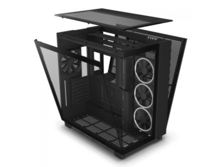 Gabinete Gamer NZXT H9 Elite, Mid Tower, Vidro Temperado, White, ATX, Sem Fonte, Com 4 Fans, CM-H91EW-01
