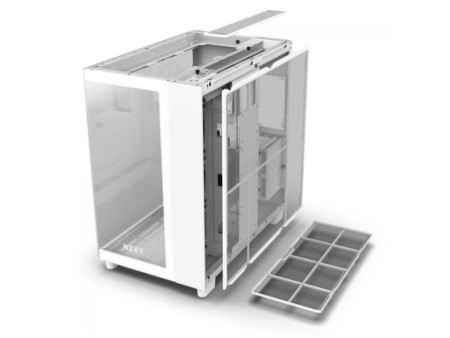 Gabinete Gamer NZXT H9 Flow, Mid Tower, Vidro Temperado, Black, ATX, Sem Fonte, Com 4 Fans, CM-H91FB-01