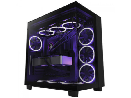 Gabinete Gamer NZXT H510i, Mid Tower, Vidro Temperado, Black, Sem Fonte, Com 2 Fans, CA-H510I-B1