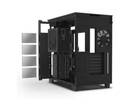 Gabinete Gamer NZXT H510i, Mid Tower, Vidro Temperado, Black, Sem Fonte, Com 2 Fans, CA-H510I-B1