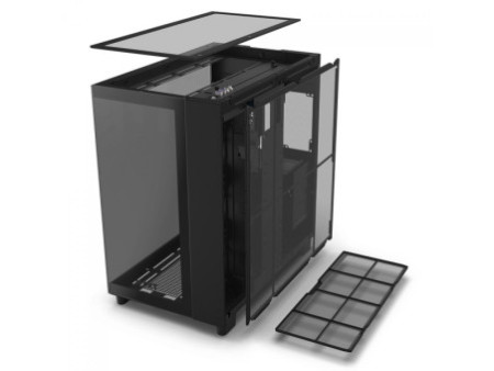 Gabinete Gamer NZXT H510i, Mid Tower, Vidro Temperado, Black, Sem Fonte, Com 2 Fans, CA-H510I-B1