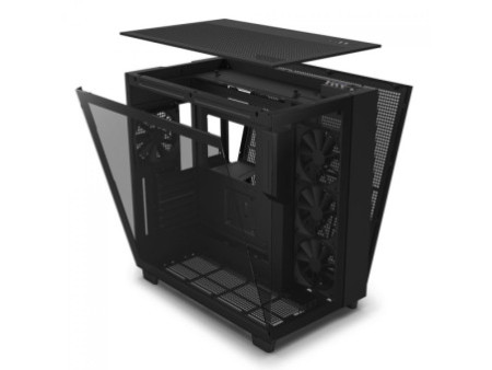 Gabinete Gamer NZXT H510i, Mid Tower, Vidro Temperado, Black, Sem Fonte, Com 2 Fans, CA-H510I-B1