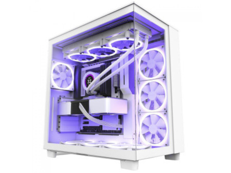 Gabinete Gamer NZXT, H710i, Mid Tower, Vidro Temperado, Black, Sem Fonte, Com 4 Fans