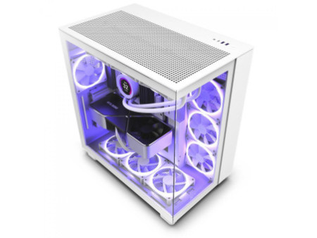 Gabinete Gamer NZXT, H710i, Mid Tower, Vidro Temperado, Black, Sem Fonte, Com 4 Fans