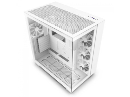 Gabinete Gamer NZXT, H710i, Mid Tower, Vidro Temperado, Black, Sem Fonte, Com 4 Fans