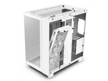 Gabinete Gamer NZXT, H710i, Mid Tower, Vidro Temperado, Black, Sem Fonte, Com 4 Fans