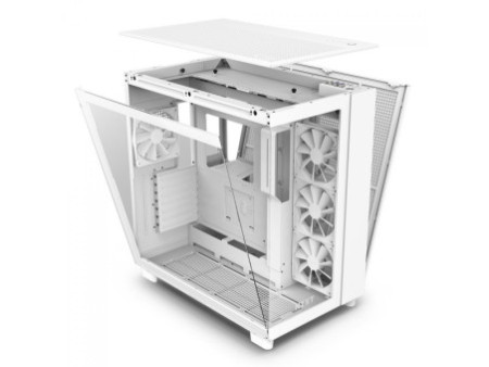 Gabinete Gamer NZXT, H710i, Mid Tower, Vidro Temperado, Black, Sem Fonte, Com 4 Fans