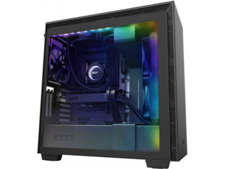 Gabinete Gamer NZXT H5 Elite, Mid Tower, Vidro Temperado, ATX, White, Sem Fonte, Com 3 Fans, CC-H51EW-01
