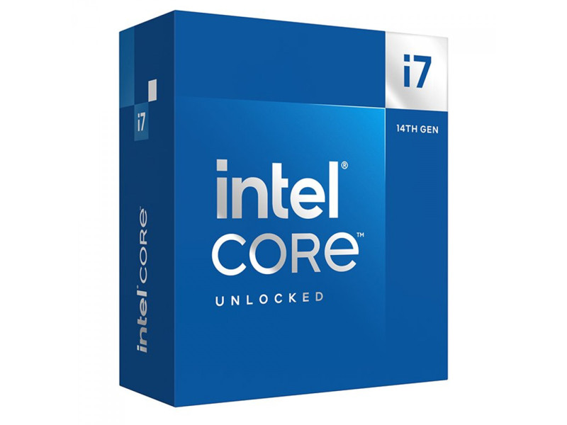 Processador Intel Core i7 14700KF, 3.4 GHz (5.6GHz Turbo), 14ª Geração, 20-Cores 28-Threads, LGA 1700, BX8071514700KF