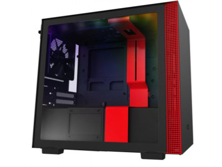 Gabinete Gamer NZXT H5 Flow, Mid Tower, Vidro Temperado, EATX, Sem Fonte, Com 2 Fans, Preto, CC-H52FB-01