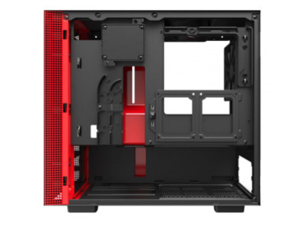 Gabinete Gamer NZXT H5 Flow, Mid Tower, Vidro Temperado, EATX, Sem Fonte, Com 2 Fans, Preto, CC-H52FB-01