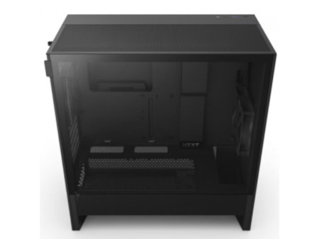 Gabinete Gamer NZXT H5 Flow RGB, Mid Tower, Vidro Temperado, EATX, Sem Fonte, Com 4 Fans, Preto, CC-H52FB-R1