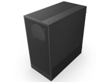Gabinete Gamer NZXT H5 Flow RGB, Mid Tower, Vidro Temperado, EATX, Sem Fonte, Com 4 Fans, Preto, CC-H52FB-R1